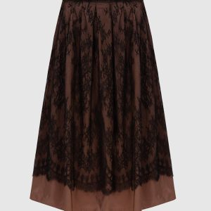 Brown skirt Valentino