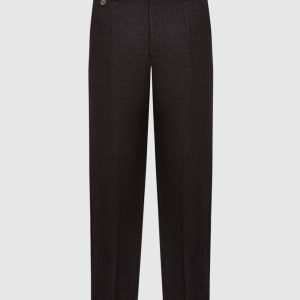 Blue linen pants Agnona