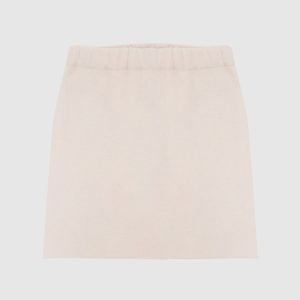Children's light beige wool and cashmere skirt Fendi