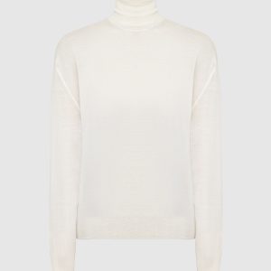 Light beige cashmere golf The Row