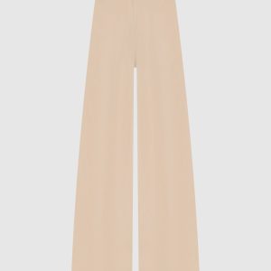 Beige linen and silk palazzos MORO Max Mara