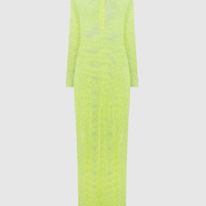 Green maxi dress with crystals Santa Brands