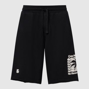 Black shorts with logo Dolce&Gabbana