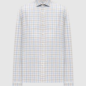 Blue checkered shirt Cashmere&Whiskey