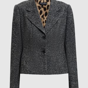 Gray jacket with wool Dolce&Gabbana