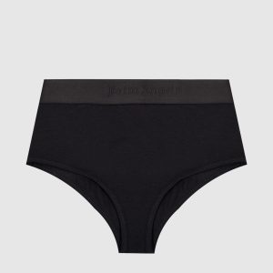 Black panties with a logo pattern Palm Angels
