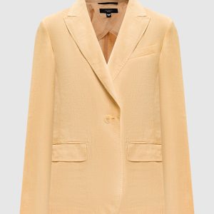 NALUT yellow linen jacket Max Mara Weekend