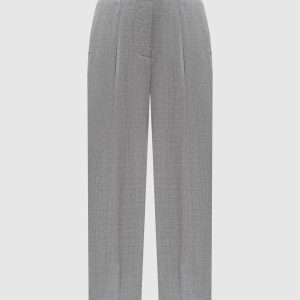 Gray wool pants with lurex Peserico