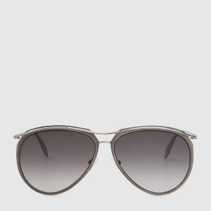 Gradient Aviator Sunglasses Alexander McQueen