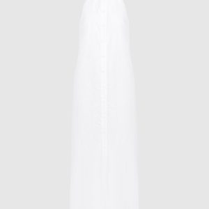 White dress with monil chain Peserico