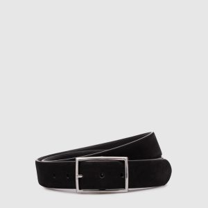 HOWARD black nubuck belt MooRER