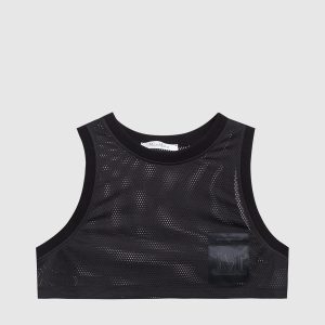 Black Lacca Perforated Top Max Mara