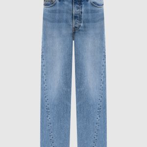 Blue jeans with a patch Toteme