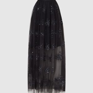 Dark gray skirt Brunello Cucinelli