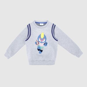 Children's gray sweatshirt Fendi