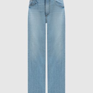 Blue jeans with a distressed effect Twinset