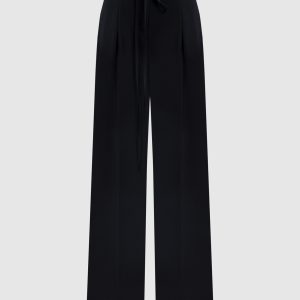 Black pants with logo Twinset