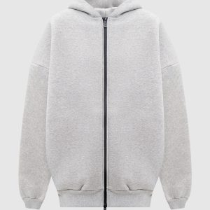 Grey insulated sports jacket with logo Fear of God