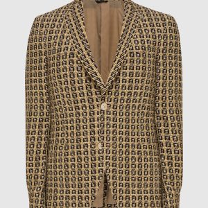 Jacket with FF pattern Fendi