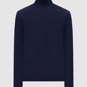 Blue wool and cashmere golf Brunello Cucinelli