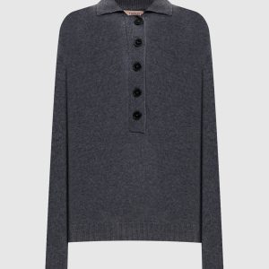 Gray sweater with wool Twinset