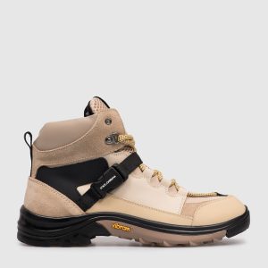 Children's beige combination shoes with logo Dolce&Gabbana