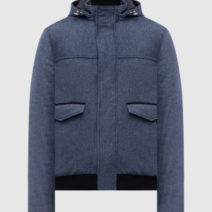 Blue cashmere jacket Stefano Ricci
