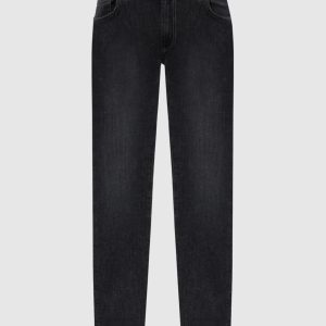 Gray jeans with a worn effect Doriani Cashmere