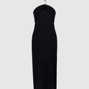 Black dress with beads Magda Butrym