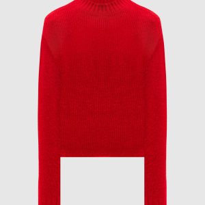 Red alpaca wool sweater Twinset