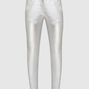 Silver trousers Yves Salomon