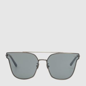 Thin frame sunglasses with intrecciato details Bottega Veneta