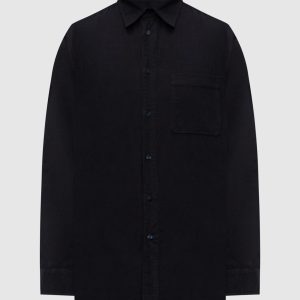 Blue shirt with logo Trussardi