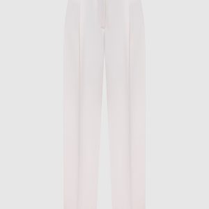 Beige pants with wool with monil chain Brunello Cucinelli