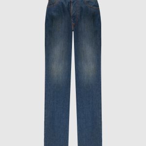 Blue jeans with a distressed effect Maison Margiela
