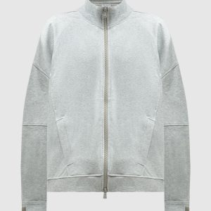 Gray sports jacket with monil chain Brunello Cucinelli