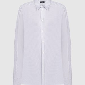 Gray patterned shirt Dolce&Gabbana