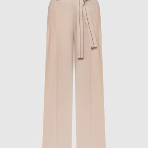 Beige wool pants Peserico