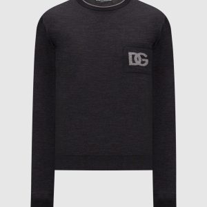 Gray wool jumper Dolce&Gabbana