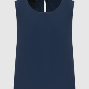 Blue top with silk COLOMBO