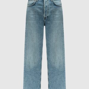 REN blue jeans with a distressed effect AGOLDE