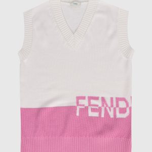 Children's milk vest made of wool Fendi