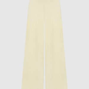 Ilaria yellow cashmere pants LISA YANG