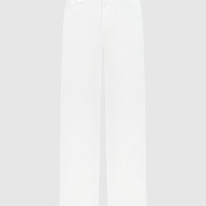 White Jasper Jean with distressed effect PROENZA SCHOULER
