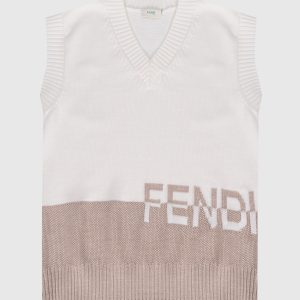 Children's milk vest made of wool Fendi