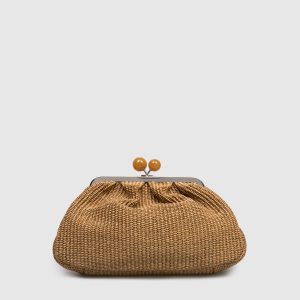 Brown Pasticcino raffia bag Max Mara Weekend