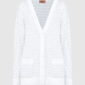 White cardigan with sequins Missoni