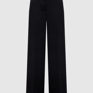 Black wool pants with monil chain Peserico