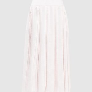 Pleated culottes in logo monogram pattern Balmain