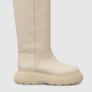Marte Bis Tan Leather Boots Gia Borghini